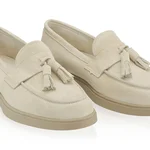 Women Casual Loafers 7517 Crosta Panna