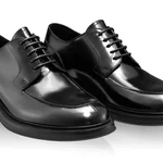 Classic Men Leather Shoes 7642 Abrazivato Black