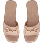 Women Leather Mules 8332 Vitello Nude