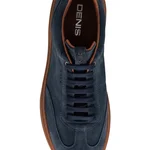 Men Suede Leather Sport Shoes 7610 Crosta Blue