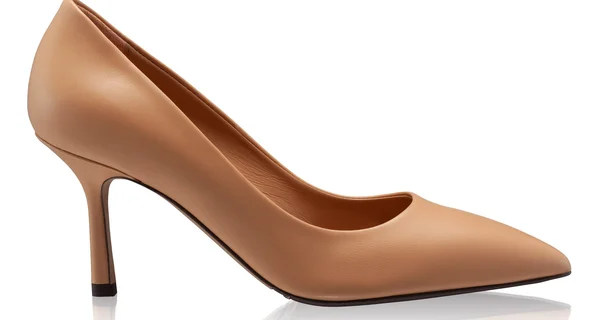 High-heel Pointed Toe Pumps 8026 Vitello Cappuccino