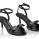 Women Leather Sandals 8110 Vitello Black