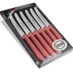 Sanelli Confezione 6 Pz. Tavola Rosso