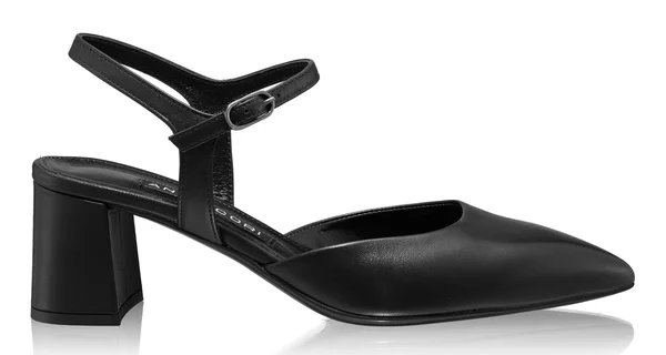 Mid-heel Slingback Pumps 8046 Vitello Black