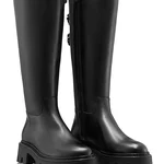 Women Leather Boots 8156 Vitello Black