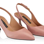 Kitten-heel Slingback Pumps 7552 Vitello Fard