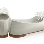 Women Ballerina Flats 8362 Vitello White