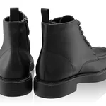 Men Genuine Leather Boots 7677 Vitello Black