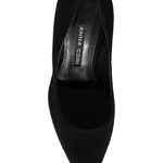 High-heel Pointed Toe Pumps 8026 Camoscio Black