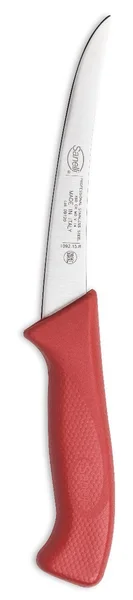 Sanelli Coltello Disosso Curvo Stretto Cm.15 Rosso