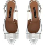 Women Casual Shoes 7528 Laminato Argento