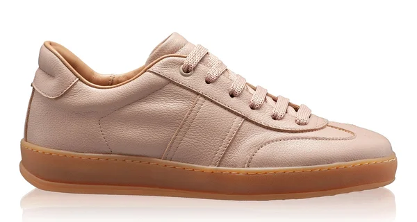 Women Leather Sport Shoes 8066 Bottalato Nude