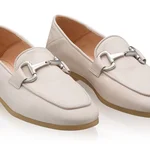 Women Casual Loafers 8449 Bottalato Panna