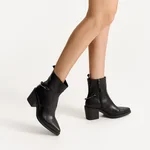Women Leather Boots 8216 Vitello Black
