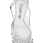 Women Bridal Leather Sandals 8322 Vitello Alb+Vinile