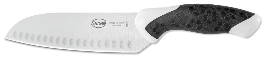 Sanelli Coltello Santoku Olivato Cm.17