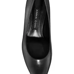 Mid-heel Pointed Toe Pumps 8218 Vitello Black