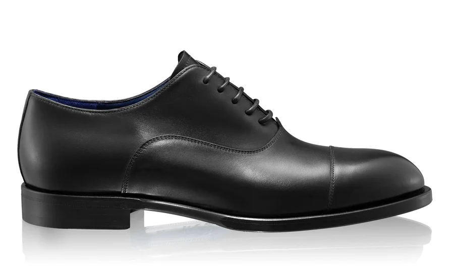Men Handmade Elegant Shoes 7729 Vitello Black