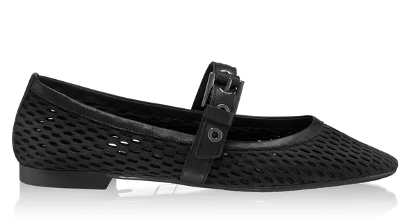 Women's Ballerinas 8405 Vitello+Rete Black