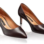 Mid-heel Pointed Toe Pumps 8220 Vitello T.Moro