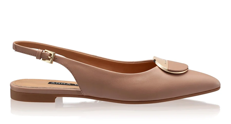 Women Ballerina Flats 7505 Vitello Poudre