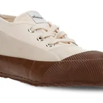 Rubber Sneaker Low ecru/brown