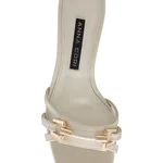 Women Leather Mules 8468 Vitello Panna