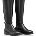 Women Leather Boots 7939 Vitello Black