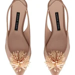 Women Ballerina Flats 8394 Lac Nude