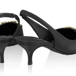 Mid-heel Slingback Pumps 8429 Bottalato Black