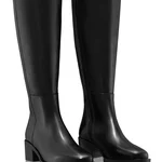 Women Leather Boots 8160 Vitello Black