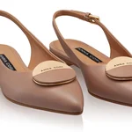 Women Ballerina Flats 7505 Vitello Poudre