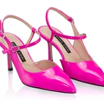 Mid-heel Slingback Pumps 8460 Lac Fuxia