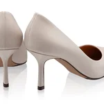 High-heel Pointed Toe Pumps 8026 Vitello Panna