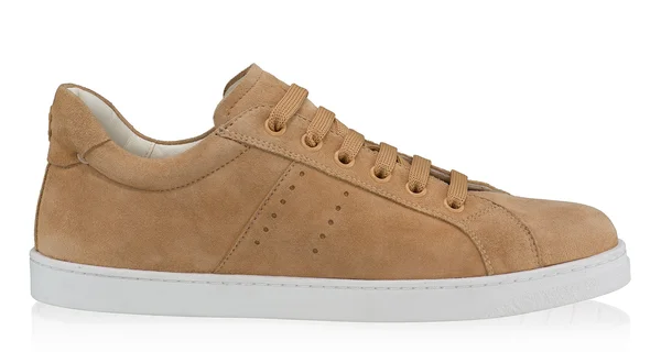 Women Leather Sport Shoes 8330 Camoscio Beige