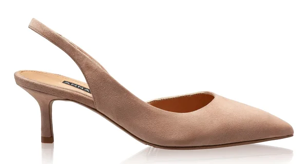 Mid-heel Slingback Pumps 8064 Camoscio Fard