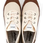 Rubber Sneaker Low ecru/brown