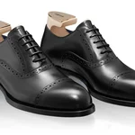 Men Handmade Elegant Shoes 7738 Vitello Black