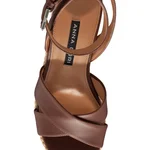 Women Leather Sandals 8089 Vitello Brown