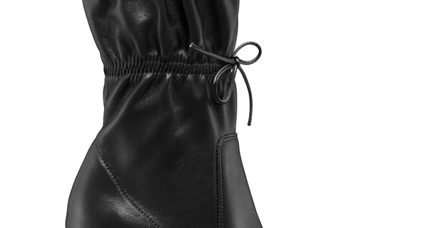 Women High Heel Leather Boots 8245 Vitello Black