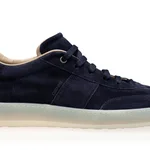 Men Sport Shoes 7703 Camoscio Blue