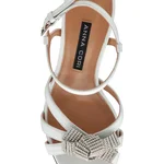 Women Leather Sandals 8129 Vitello White