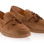 Men Natural Leather Loafers 7628 Crosta Maro