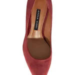 Kitten-heel Suede Pumps 8087 Camoscio Bordo
