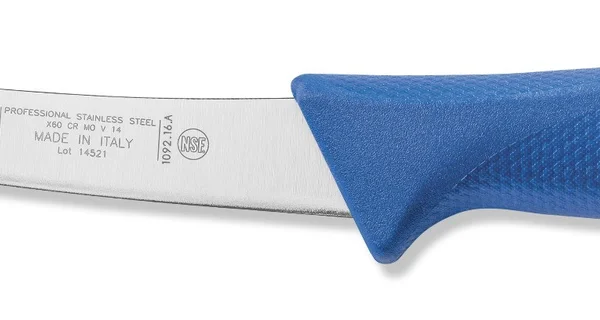 Sanelli Coltello Disosso Curvo Cm.16 Azzurro