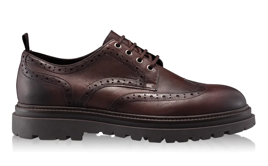 Men Leather Casual Shoes 7319 Vitello T.Moro