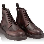Men leather boots 7679 Vitello T.Moro