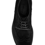 Men Leather Loafers 7740 Crosta Black