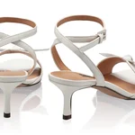Women Leather Sandals 8110 Vitello Panna