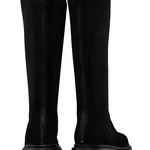 Women Suede Leather Boots 7937 Camoscio Black